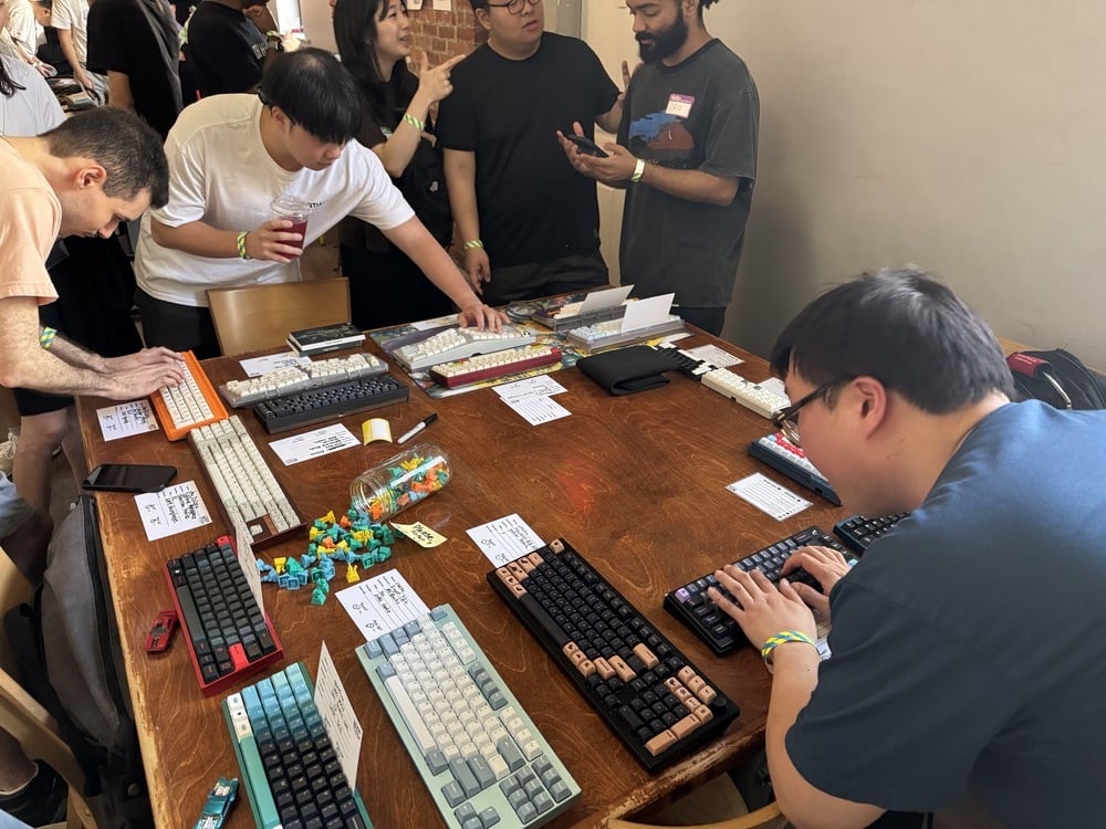 Image of a keyboard meetup